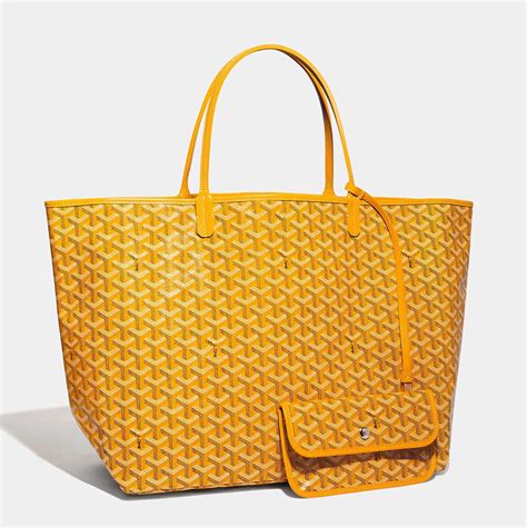 goyard tote bag blue and yellow|goyard bag where to buy.